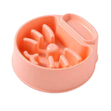 Maxbell Pet Dog Slow Feeder Bowl Fashion Dish Bowl for Kitten Kitty Pets Accessories orange