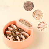 Maxbell Pet Dog Slow Feeder Bowl Fashion Dish Bowl for Kitten Kitty Pets Accessories orange