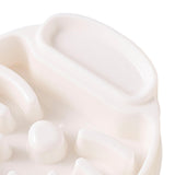 Maxbell Pet Dog Slow Feeder Bowl Fashion Dish Bowl for Kitten Kitty Pets Accessories white