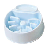 Maxbell Pet Dog Slow Feeder Bowl Fashion Dish Bowl for Kitten Kitty Pets Accessories blue