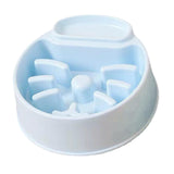 Maxbell Pet Dog Slow Feeder Bowl Fashion Dish Bowl for Kitten Kitty Pets Accessories blue