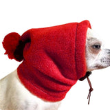 Maxbell Winter Pet Hat Costume Dog Warm Hat for Cat Small, Medium, Large Dogs Hiking red