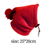 Maxbell Winter Pet Hat Costume Dog Warm Hat for Cat Small, Medium, Large Dogs Hiking red