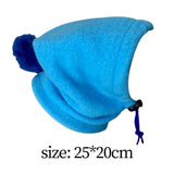 Maxbell Winter Pet Hat Costume Dog Warm Hat for Cat Small, Medium, Large Dogs Hiking blue