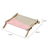 Maxbell Cat Window Perch Hanging Steady Pet Cats Perches Shelf for Cat Kittty Kitten pink gray