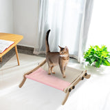 Maxbell Cat Window Perch Hanging Steady Pet Cats Perches Shelf for Cat Kittty Kitten pink gray