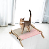 Maxbell Cat Window Perch Hanging Steady Pet Cats Perches Shelf for Cat Kittty Kitten pink gray