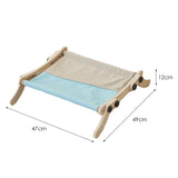 Maxbell Cat Window Perch Hanging Steady Pet Cats Perches Shelf for Cat Kittty Kitten gray blue