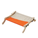 Maxbell Cat Window Perch Hanging Steady Pet Cats Perches Shelf for Cat Kittty Kitten orange gray