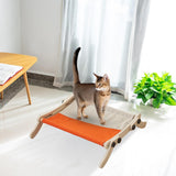 Maxbell Cat Window Perch Hanging Steady Pet Cats Perches Shelf for Cat Kittty Kitten orange gray