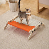 Maxbell Cat Window Perch Hanging Steady Pet Cats Perches Shelf for Cat Kittty Kitten orange gray