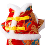 Maxbell Dog Chinese New Year Costume Dog Tang Costume for Cats Dogs Chinese New Year