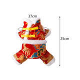 Maxbell Dog Chinese New Year Costume Dog Tang Costume for Cats Dogs Chinese New Year