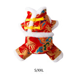 Maxbell Dog Chinese New Year Costume Dog Tang Costume for Cats Dogs Chinese New Year