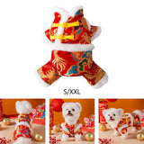 Maxbell Dog Chinese New Year Costume Dog Tang Costume for Cats Dogs Chinese New Year