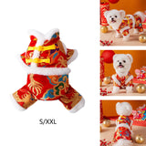 Maxbell Dog Chinese New Year Costume Dog Tang Costume for Cats Dogs Chinese New Year