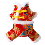 Maxbell Dog Chinese New Year Costume Dog Tang Costume for Cats Dogs Chinese New Year