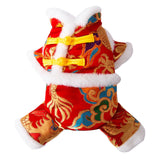 Maxbell Dog Chinese New Year Costume Dog Tang Costume for Cats Dogs Chinese New Year