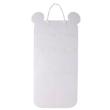 Maxbell Cat Teaser Toys Storage Bag Neatly Reusable Durable Pet Toy Storage Solution White