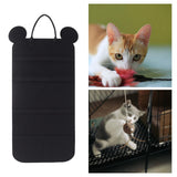 Maxbell Cat Teaser Toys Storage Bag Neatly Reusable Durable Pet Toy Storage Solution Black