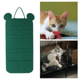 Maxbell Cat Teaser Toys Storage Bag Neatly Reusable Durable Pet Toy Storage Solution Green