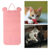 Maxbell Cat Teaser Toys Storage Bag Neatly Reusable Durable Pet Toy Storage Solution Pink