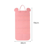 Maxbell Cat Teaser Toys Storage Bag Neatly Reusable Durable Pet Toy Storage Solution Pink