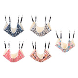 Maxbell Cat Hammock Bed Breathable Leisure 58x48cm for Indoor Cats Chinchilla Ferret blue