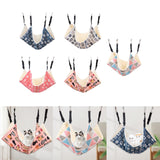 Maxbell Cat Hammock Bed Breathable Leisure 58x48cm for Indoor Cats Chinchilla Ferret blue