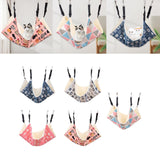 Maxbell Cat Hammock Bed Breathable Leisure 58x48cm for Indoor Cats Chinchilla Ferret blue