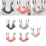 Maxbell Cat Hammock Bed Breathable Leisure 58x48cm for Indoor Cats Chinchilla Ferret blue