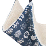 Maxbell Cat Hammock Bed Breathable Leisure 58x48cm for Indoor Cats Chinchilla Ferret blue