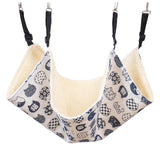 Maxbell Cat Hammock Bed Breathable Leisure 58x48cm for Indoor Cats Chinchilla Ferret white