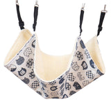 Maxbell Cat Hammock Bed Breathable Leisure 58x48cm for Indoor Cats Chinchilla Ferret white