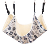 Maxbell Cat Hammock Bed Breathable Leisure 58x48cm for Indoor Cats Chinchilla Ferret white