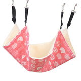 Maxbell Cat Hammock Bed Breathable Leisure 58x48cm for Indoor Cats Chinchilla Ferret red