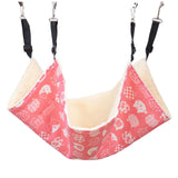 Maxbell Cat Hammock Bed Breathable Leisure 58x48cm for Indoor Cats Chinchilla Ferret red