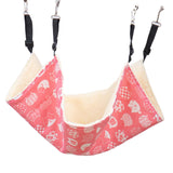 Maxbell Cat Hammock Bed Breathable Leisure 58x48cm for Indoor Cats Chinchilla Ferret red