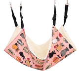 Maxbell Cat Hammock Bed Breathable Leisure 58x48cm for Indoor Cats Chinchilla Ferret pink