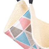 Maxbell Cat Hammock Bed Breathable Leisure 58x48cm for Indoor Cats Chinchilla Ferret triangle print