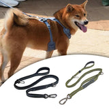 Maxbell Dog Seat Belt Dog Car Restraints Harness Seatbelt for Pets Shock Attenuation Black