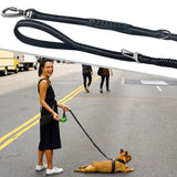Maxbell Dog Seat Belt Dog Car Restraints Harness Seatbelt for Pets Shock Attenuation Black