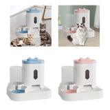 Maxbell 2 in 1 Automatic Pet Feeder Large Capacity Practical Cat Food Dog Water Bowl Blue