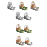 Maxbell Automatic Cat Food Dispenser Auto Cats Feeder for Puppy Small Medium Big Pet White