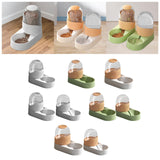 Maxbell Automatic Cat Food Dispenser Auto Cats Feeder for Puppy Small Medium Big Pet White