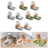 Maxbell Automatic Cat Food Dispenser Auto Cats Feeder for Puppy Small Medium Big Pet White