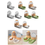 Maxbell Automatic Cat Food Dispenser Auto Cats Feeder for Puppy Small Medium Big Pet White