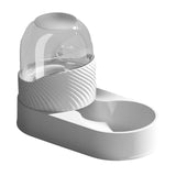 Maxbell Automatic Cat Food Dispenser Auto Cats Feeder for Puppy Small Medium Big Pet White