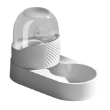 Maxbell Automatic Cat Food Dispenser Auto Cats Feeder for Puppy Small Medium Big Pet White