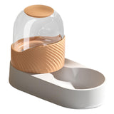 Maxbell Automatic Cat Food Dispenser Auto Cats Feeder for Puppy Small Medium Big Pet Orange